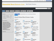 Tablet Screenshot of essentialrealestatelist.com